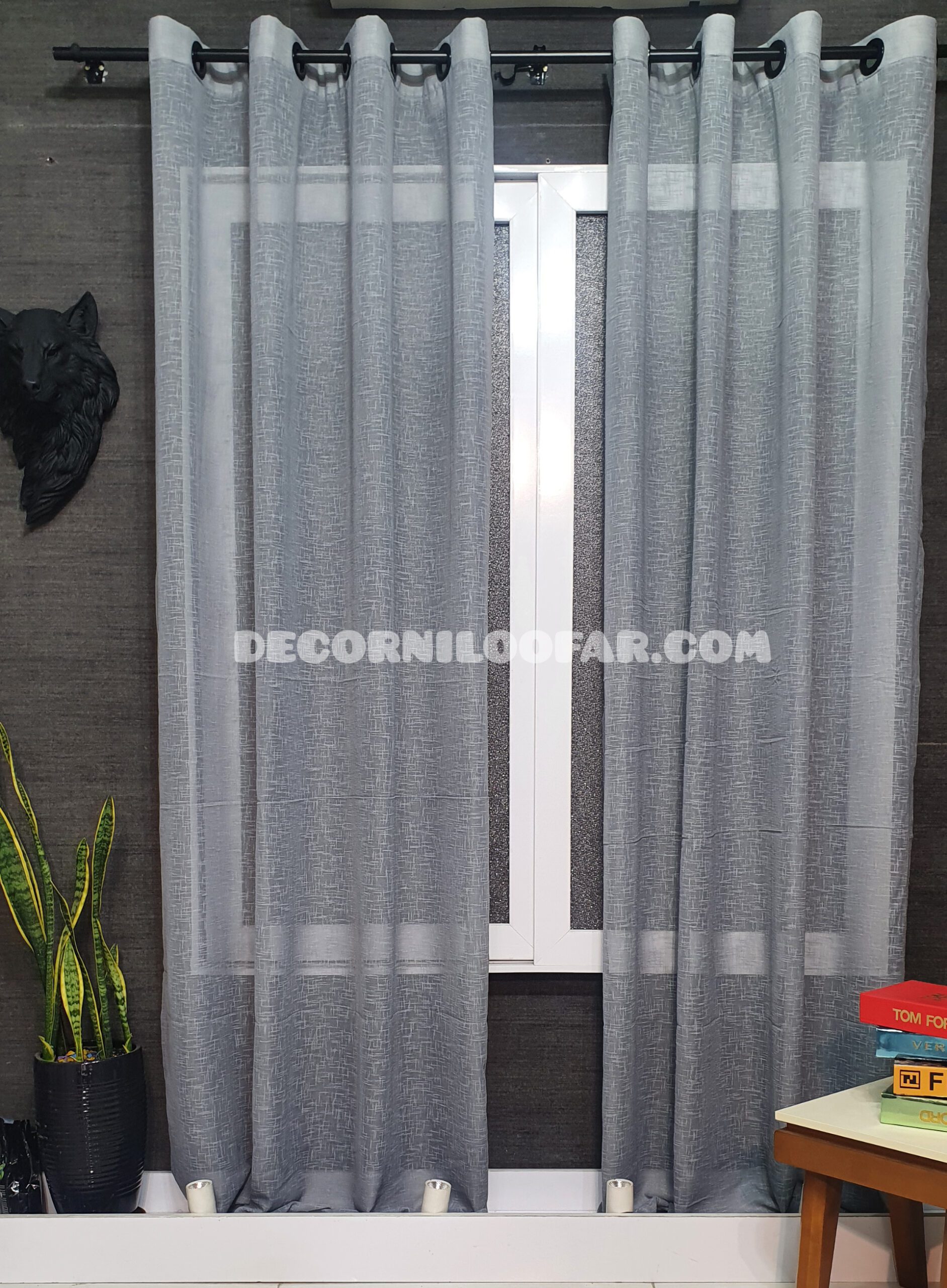 dark-gray-linen-silk_prepared-curtain پرده آماده حریر کتان طوسی تیره