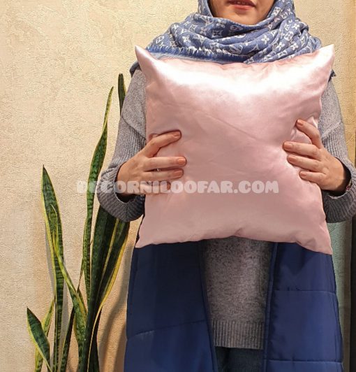کاور کوسن رولکس براق صورتی روشن