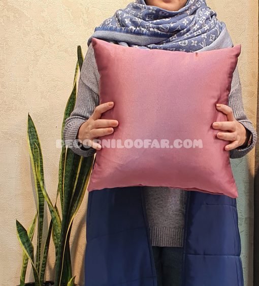 کاور کوسن رولکس براق صورتی تیره