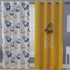 پرده کتان چاپی اتاق کودک طرح فضانورد 9