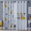پرده چاپی اتاق کودک طرح دایناسور 3