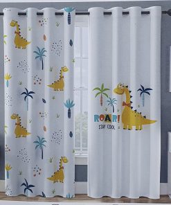 پرده چاپی اتاق کودک طرح دایناسور 3