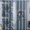 پرده کتان چاپی اتاق کودک طرح پسرانه 7
